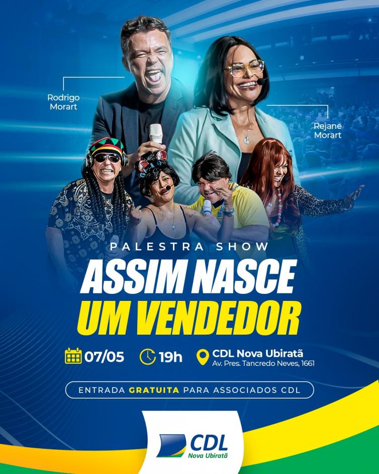 Imagens da Galeria - Palestra Show Assim Nasce Um Vendedor 